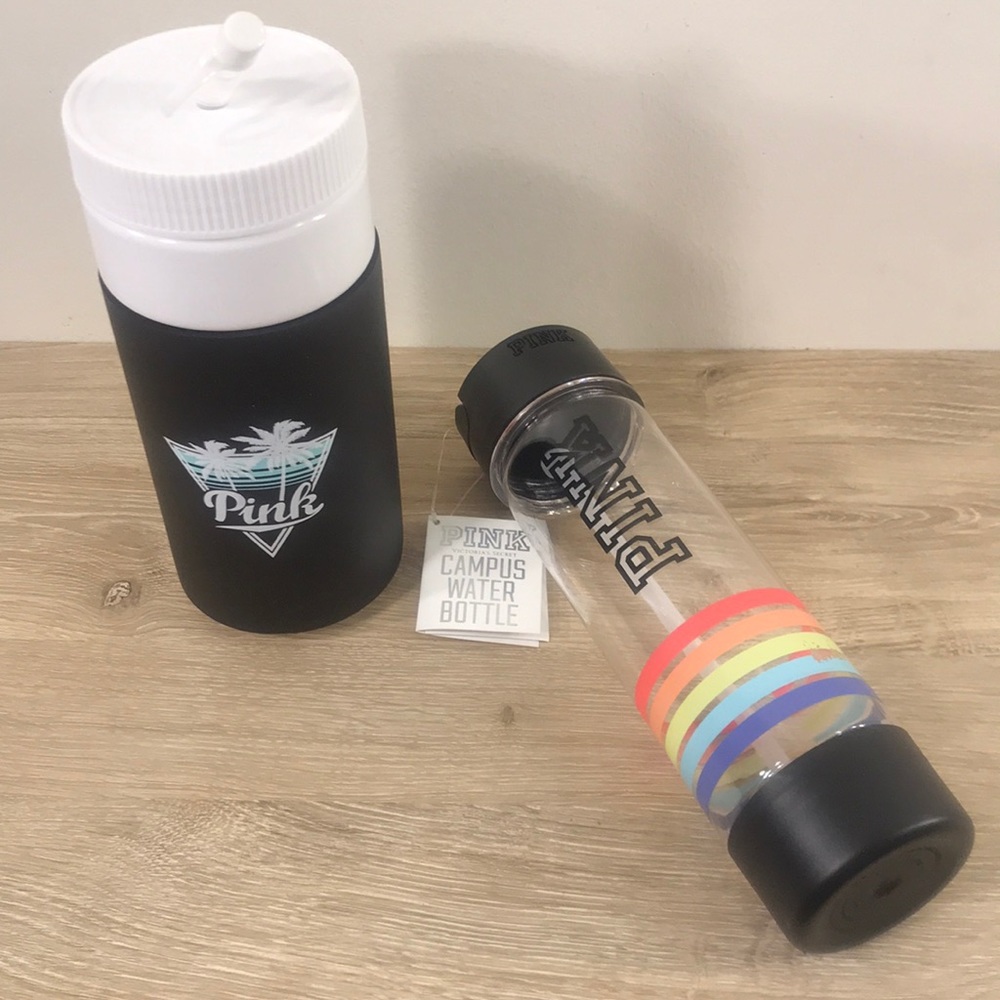 Victoria secret pink water bottle set